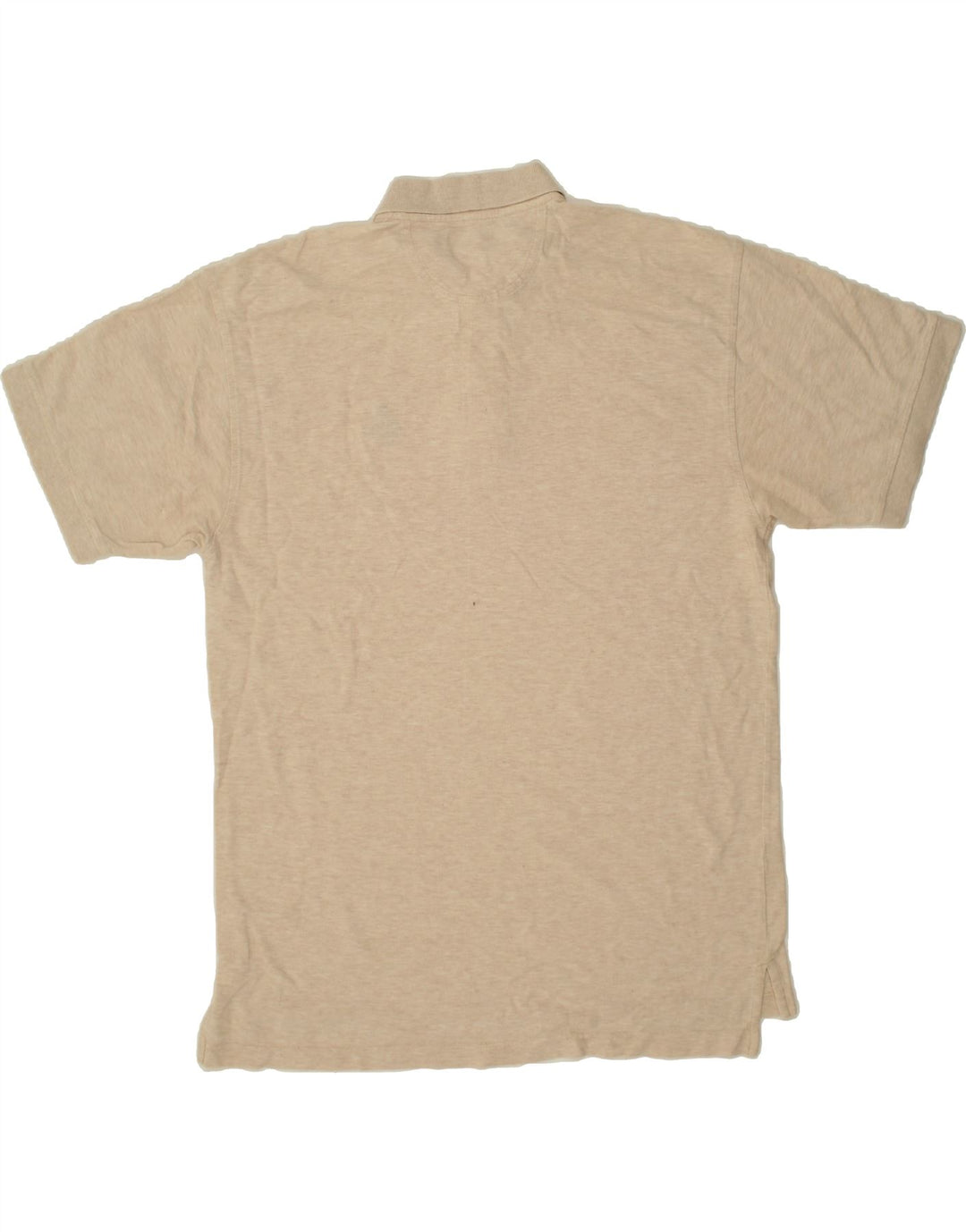 IZOD Mens Polo Shirt Large Beige Cotton Vintage Izod and Second-Hand Izod from Messina Hembry 