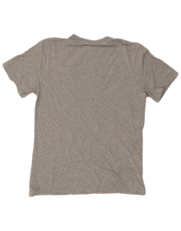 Nike Herren T-Shirt Top Small Grau gefleckte Baumwolle