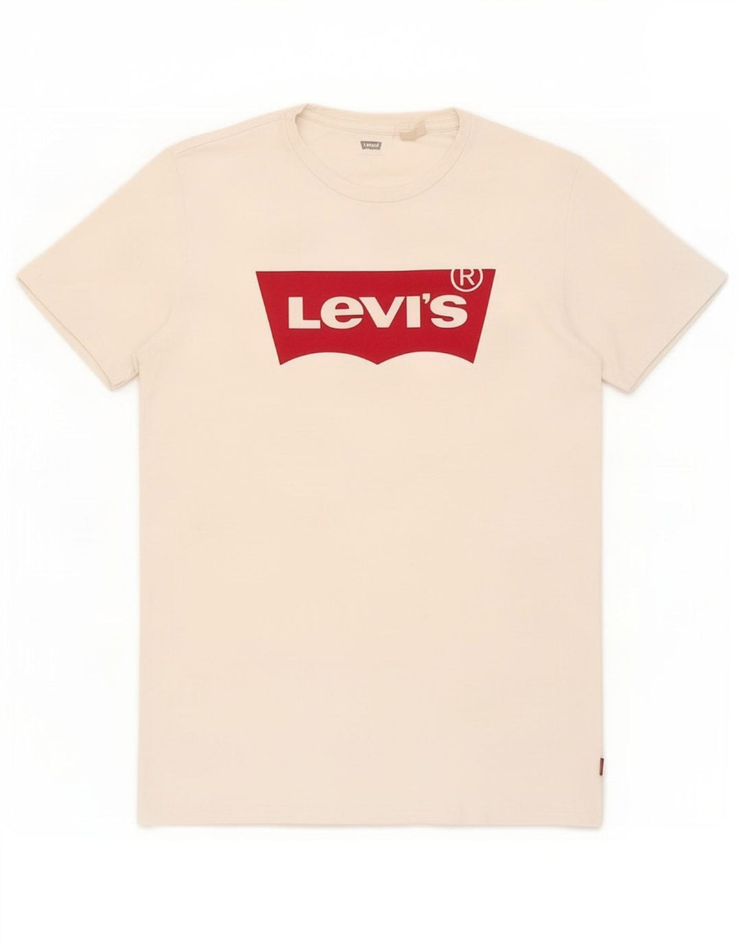 Levi's Herren-T-Shirt mit Grafik, Größe S, Weiß