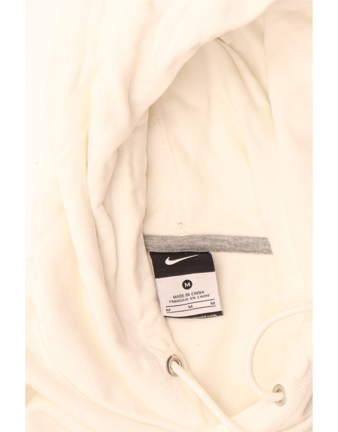 Nike Herren-Kapuzenpullover mit Grafik, mittelweiß, Colourblock-Baumwolle