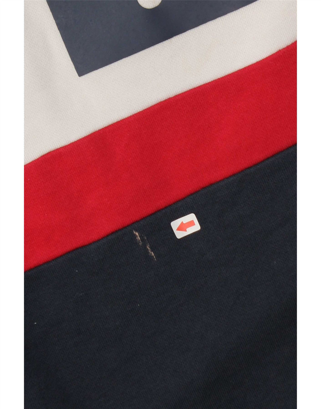 Fila Herren-Sweatshirt mit Grafik, groß, mehrfarbig, Colourblock-Baumwolle