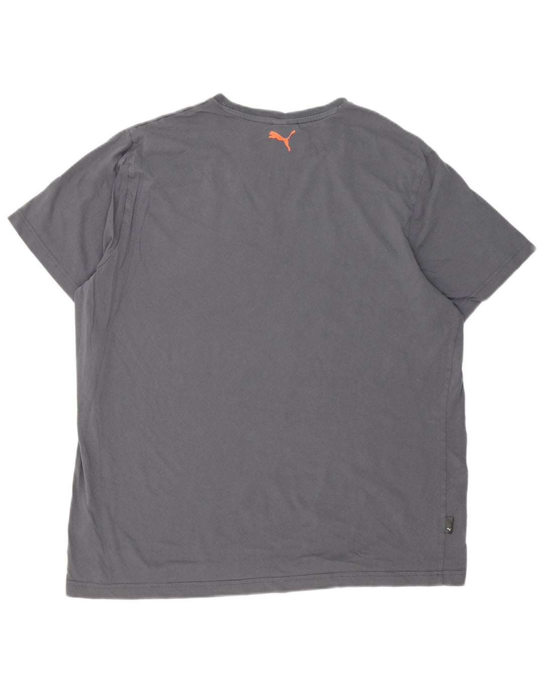 Puma Herren Grafik T-Shirt Top 2XL Grau Baumwolle