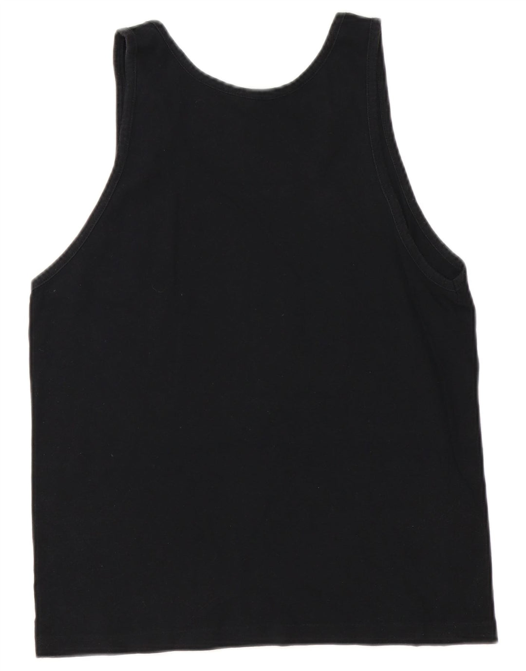 CHAMPION Damen Grafik-Trägershirt UK 10 Small Schwarz Baumwolle
