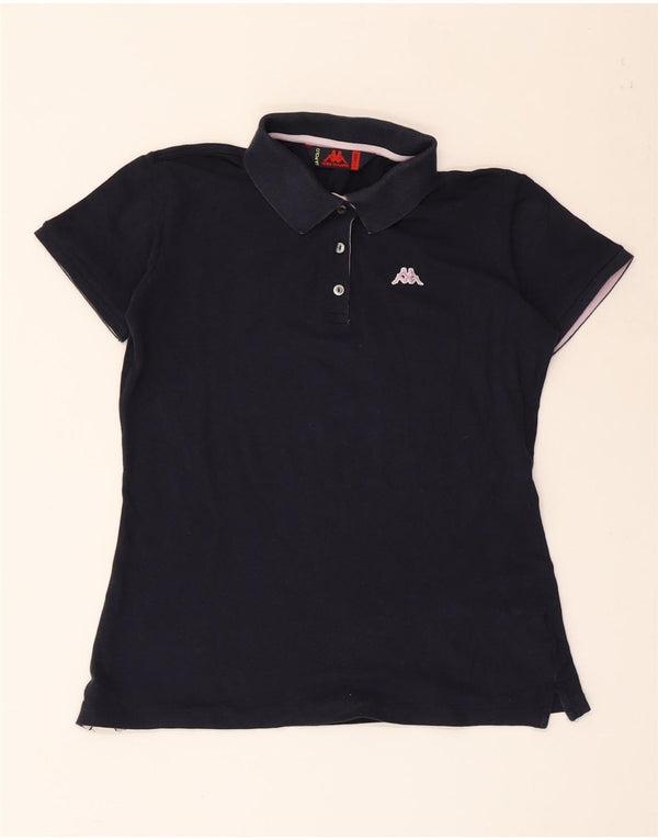 KAPPA Mädchen-Poloshirt, 13–14 Jahre, XL, Marineblau, Baumwolle