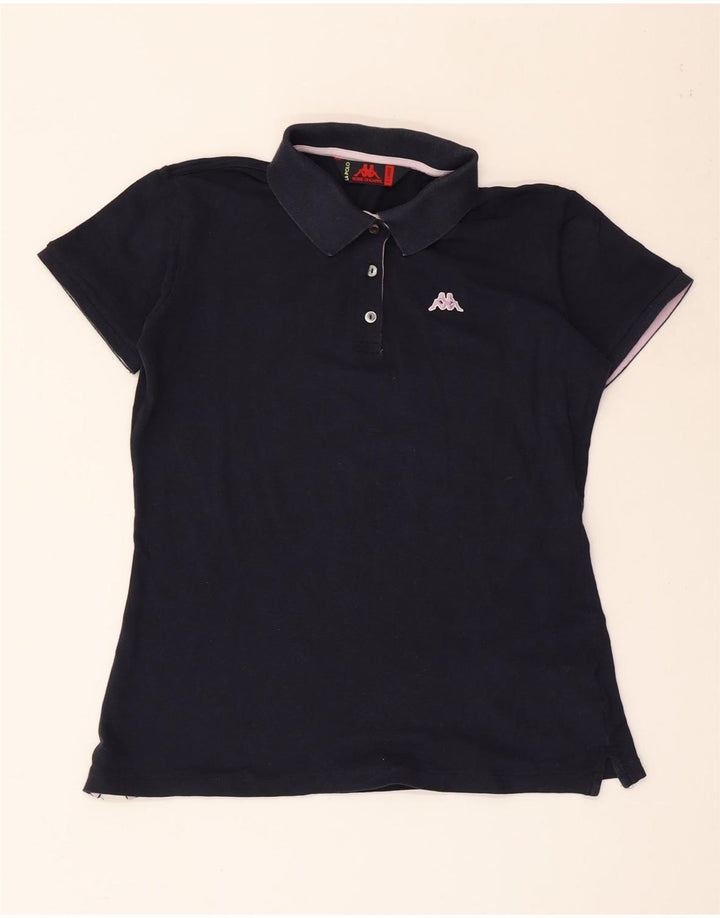 KAPPA Mädchen-Poloshirt, 13–14 Jahre, XL, Marineblau, Baumwolle