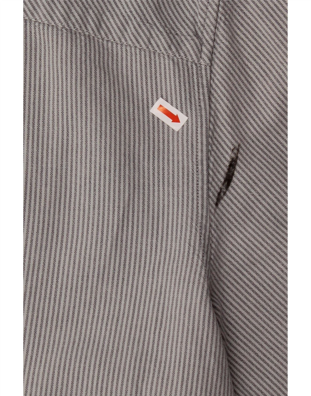 LYLE & SCOTT Herrenhemd 2XL Blaue Nadelstreifen-Baumwolle