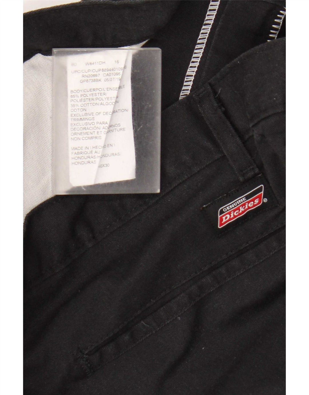 Dickies Gerade Herren-Cargohose W40 L30 Schwarz Polyester