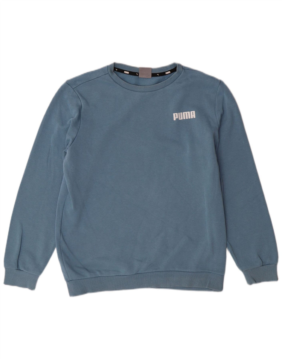 Puma Herren Sweatshirt Pullover Small Blau Baumwolle