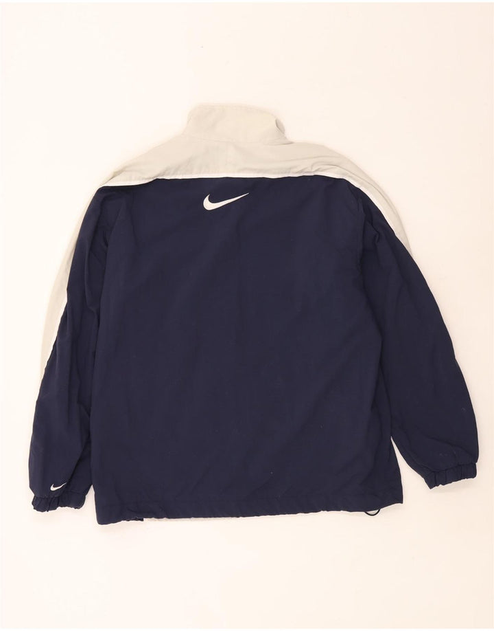 Nike Herren-Trainingsanzugoberteil, UK-Größe 36/38, Größe S, grau, Colourblock-Polyester