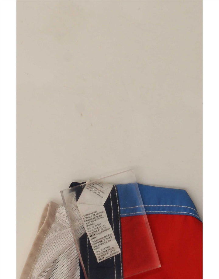 Benetton Jungen-Cami-Top mit Grafik, 10–11 Jahre, XL, rotes Farbblock-Polyester