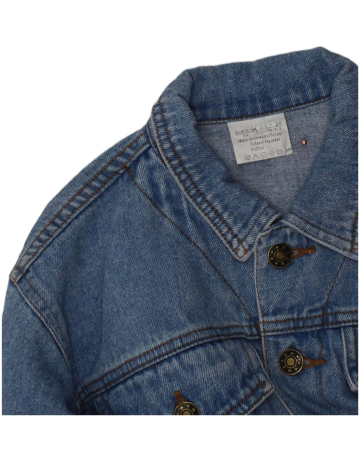 EXPLORER Jeansjacke für Jungen, 8–9 Jahre, blaue Baumwolle