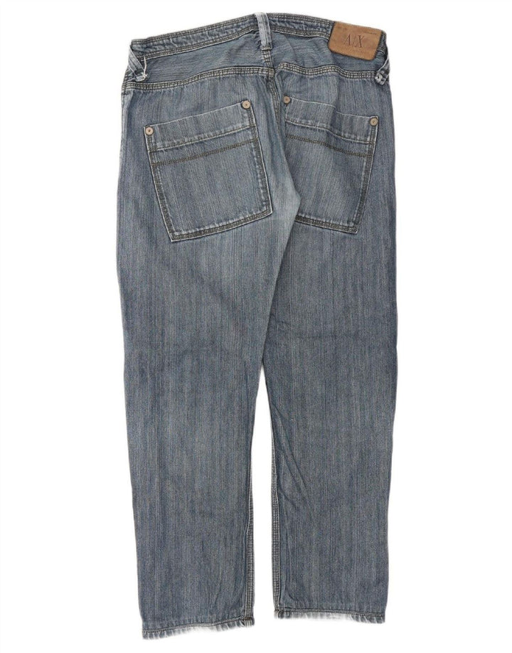 ARMANI EXCHANGE Mens Straight Jeans W31 L28 Blue Cotton Vintage Armani Exchange and Second-Hand Armani Exchange from Messina Hembry 