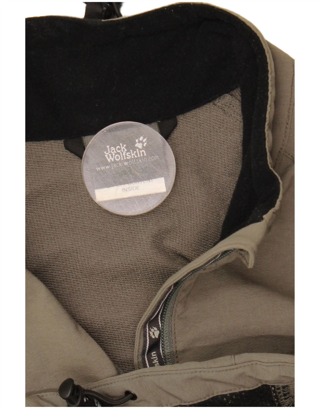 Jack Wolfskin Herren Zip Bomberjacke UK 34 Small Khaki Polyamid