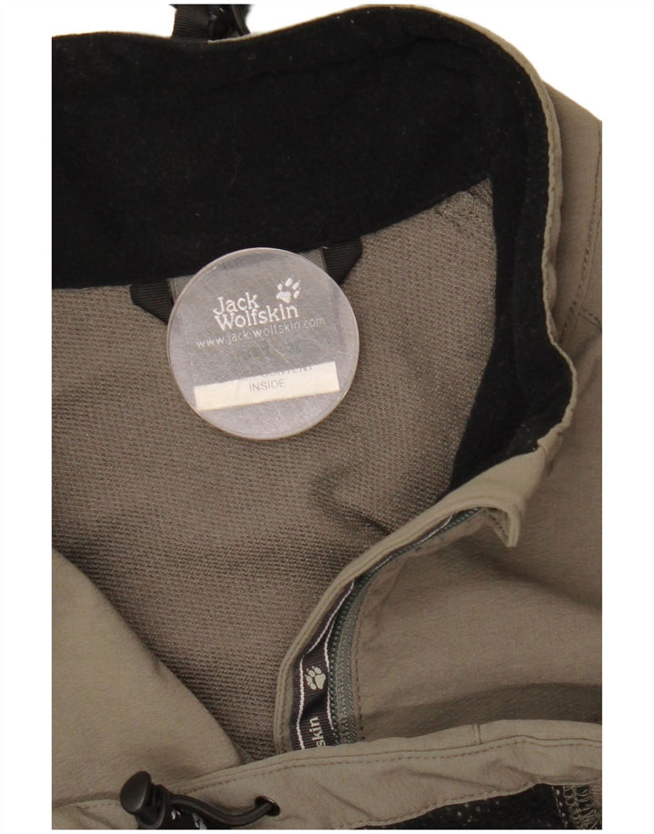 Jack Wolfskin Herren Zip Bomberjacke UK 34 Small Khaki Polyamid
