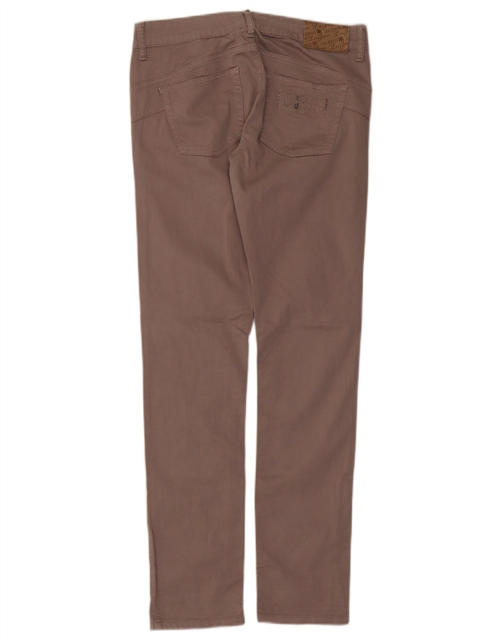 Liu Jo Damen Slim Freizeithose W30 L30 Grau