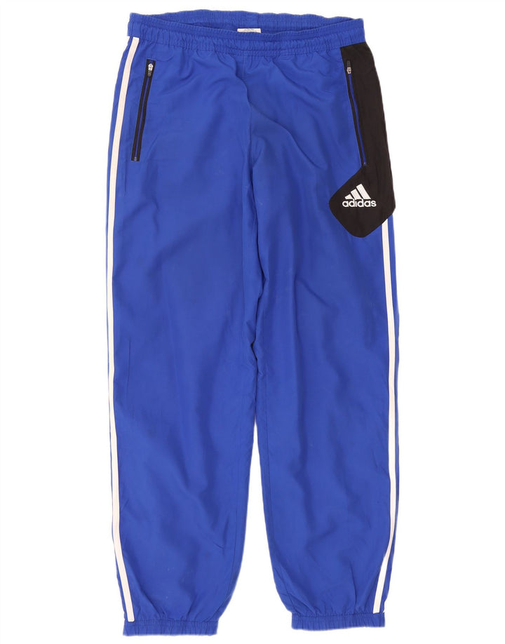 ADIDAS Herren Trainingshose Jogger UK 40/42 Mittelblau Farbblock