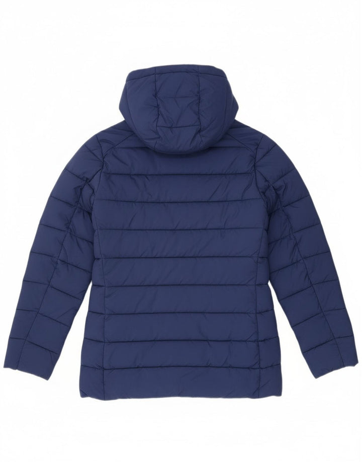 Invicta Wattierte Jacke mit Kapuze für Mädchen, 15–16 Jahre, marineblaues Polyester