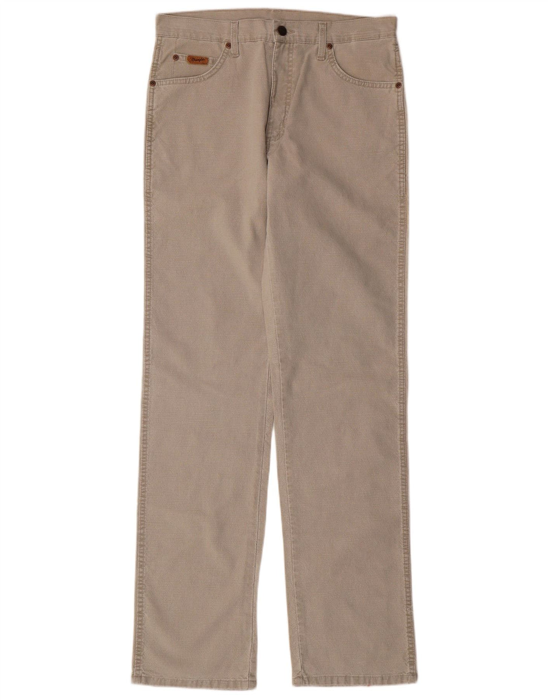 WRANGLER Herren Texas Stretch Gerade Freizeithose W32 L34 Beige Baumwolle