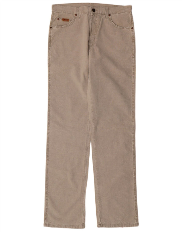 WRANGLER Herren Texas Stretch Gerade Freizeithose W32 L34 Beige Baumwolle