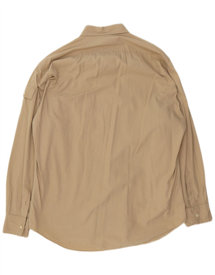 North Sails Herren-Hemd, groß, beige Baumwolle