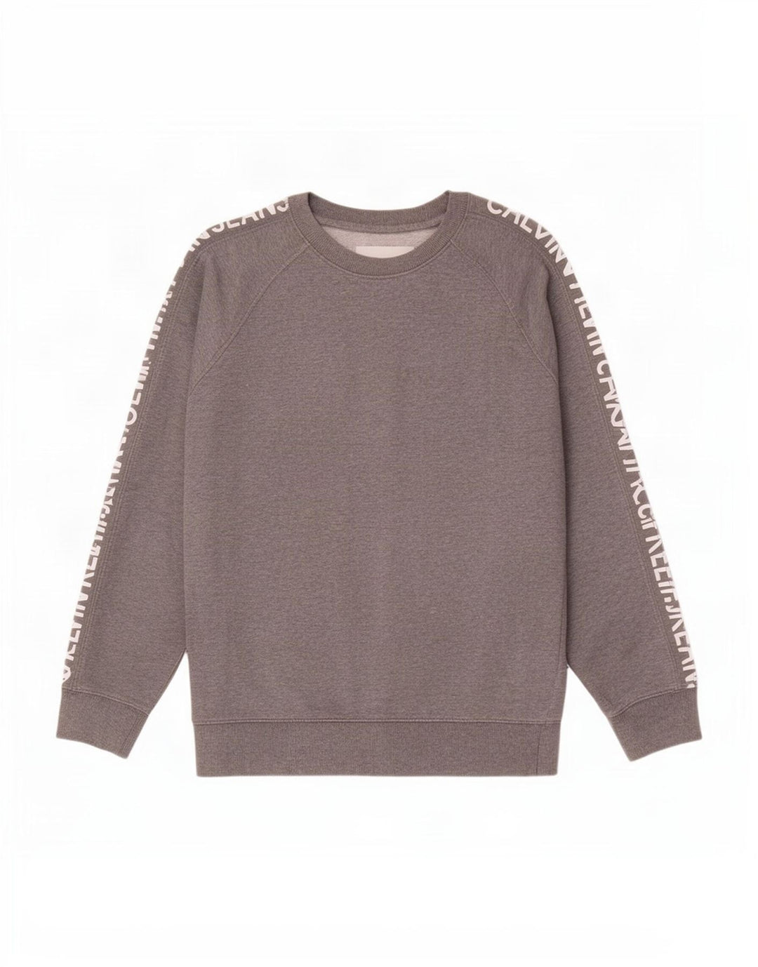 Calvin Klein Jeans Herren-Sweatshirt mit Grafik, mittelgraue Baumwolle
