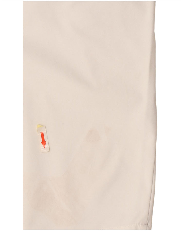 Adidas Herren Chino Shorts W34 Large Weiß Polyester