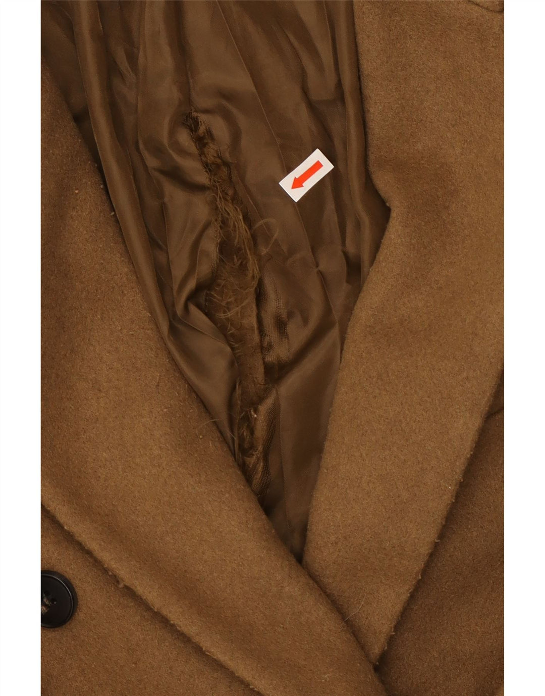 Topshop Damen Petite Übergroßer zweireihiger Mantel UK 4 XS Braun