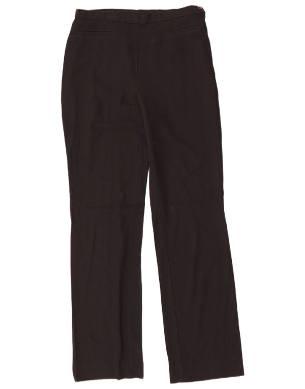 Marks & Spencer Damen Gerade Freizeithose UK 12 Medium W28 L32 Schwarz