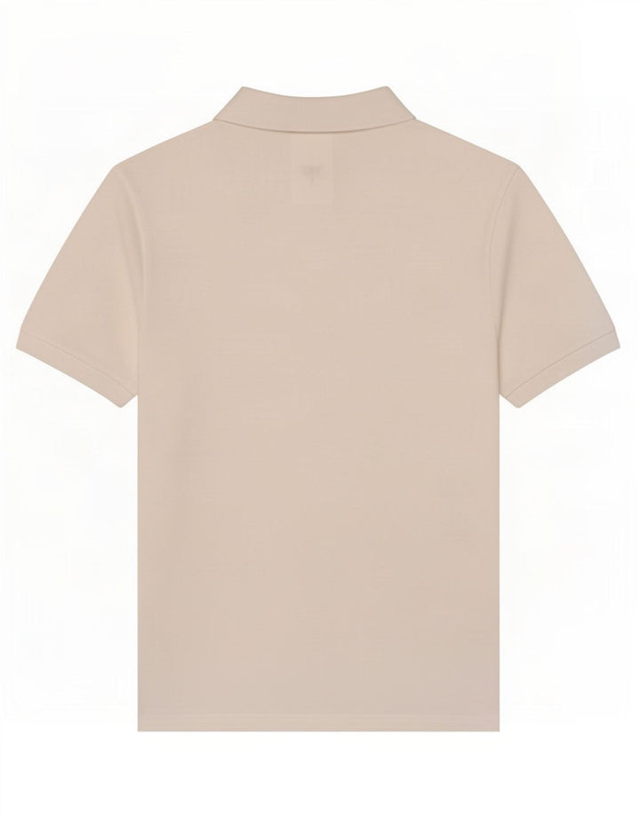 Belfe & Herren Poloshirt Mittelweiß
