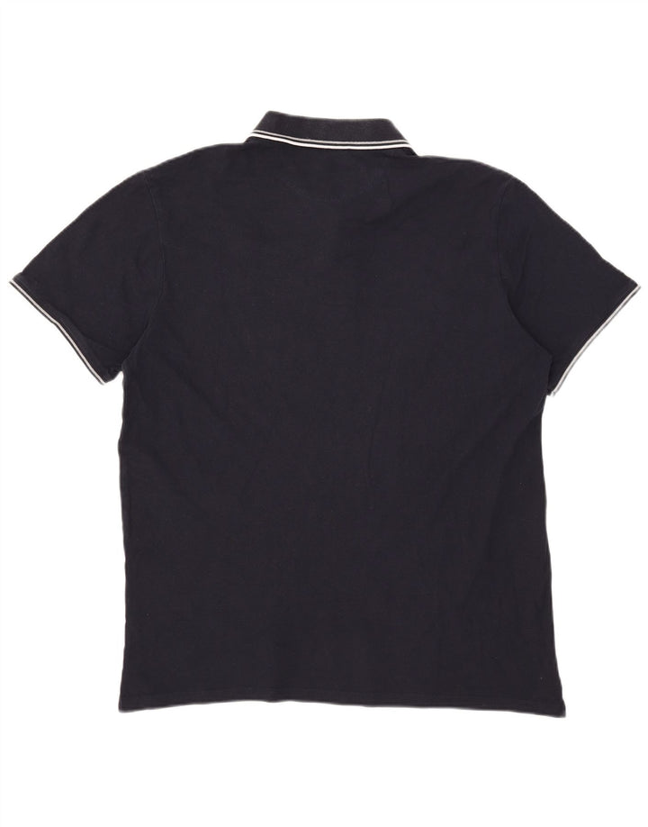 Champion Herren Poloshirt 2XL Marineblau gestreift