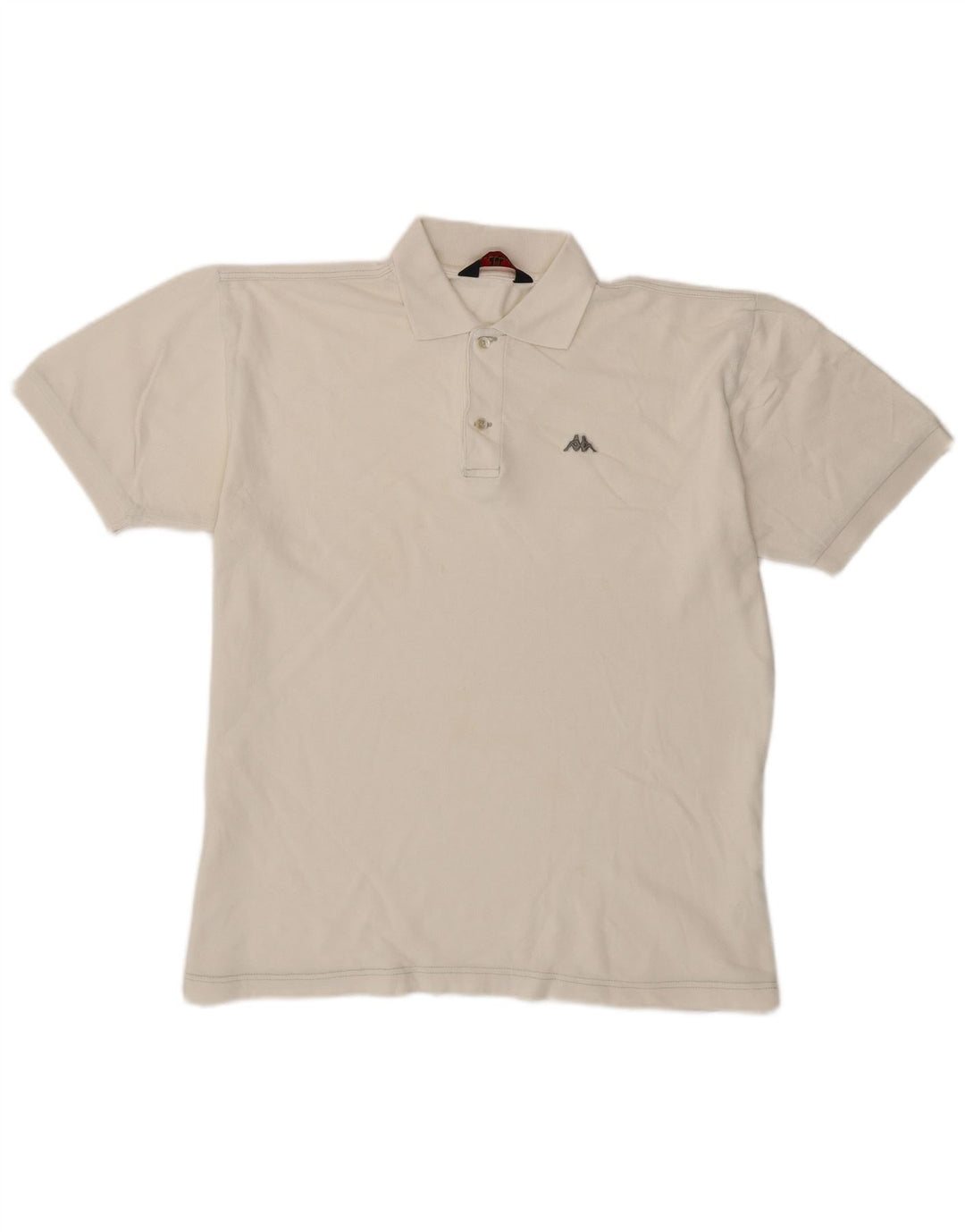 Kappa Herren Poloshirt XL Weiße Baumwolle