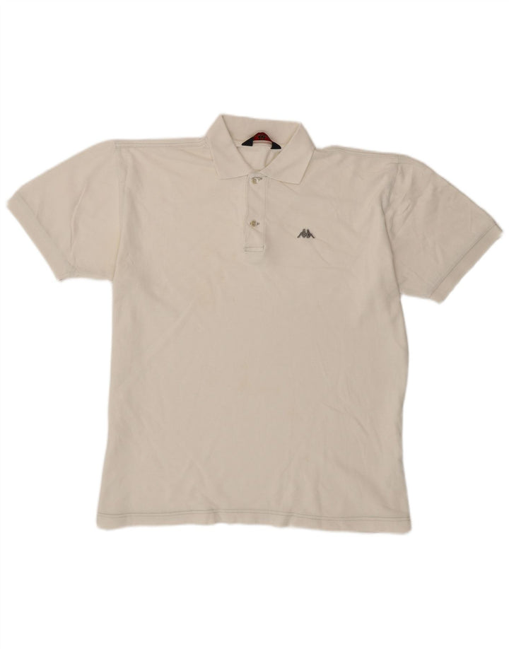 Kappa Herren Poloshirt XL Weiße Baumwolle