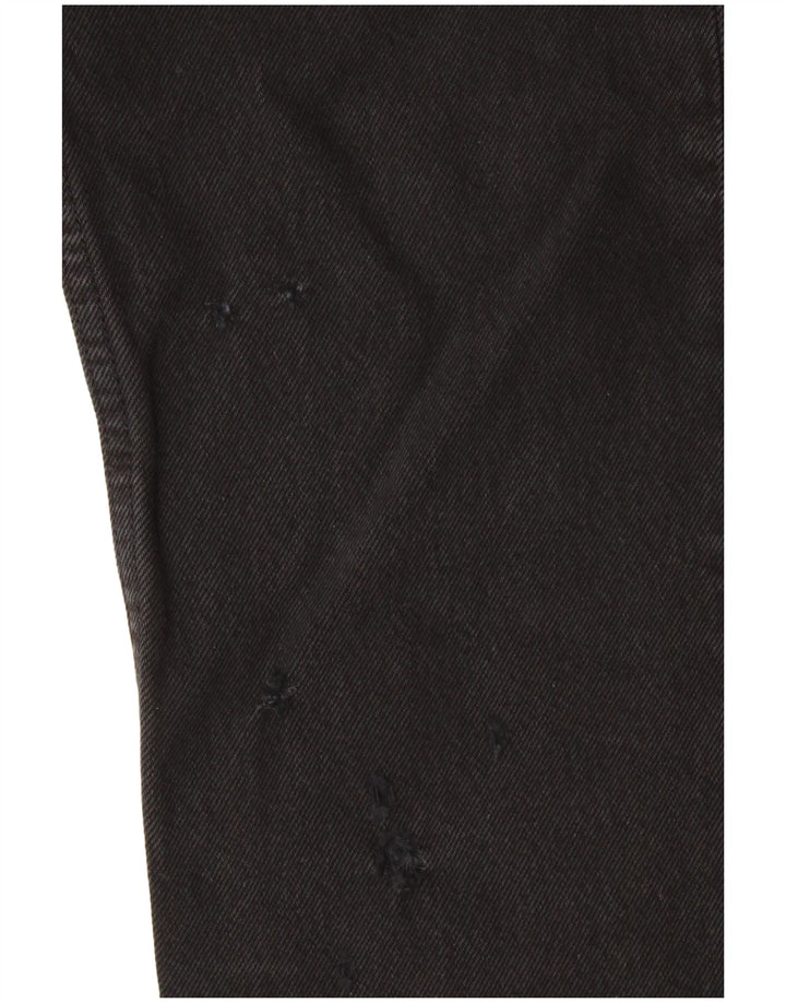 Levi's Damen 501 Straight Jeans W27 L30 Schwarz