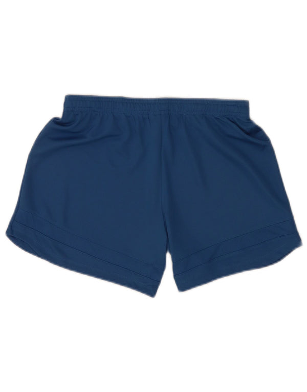 Nike Damen Dri Fit Sport Shorts UK 14 Large Blau