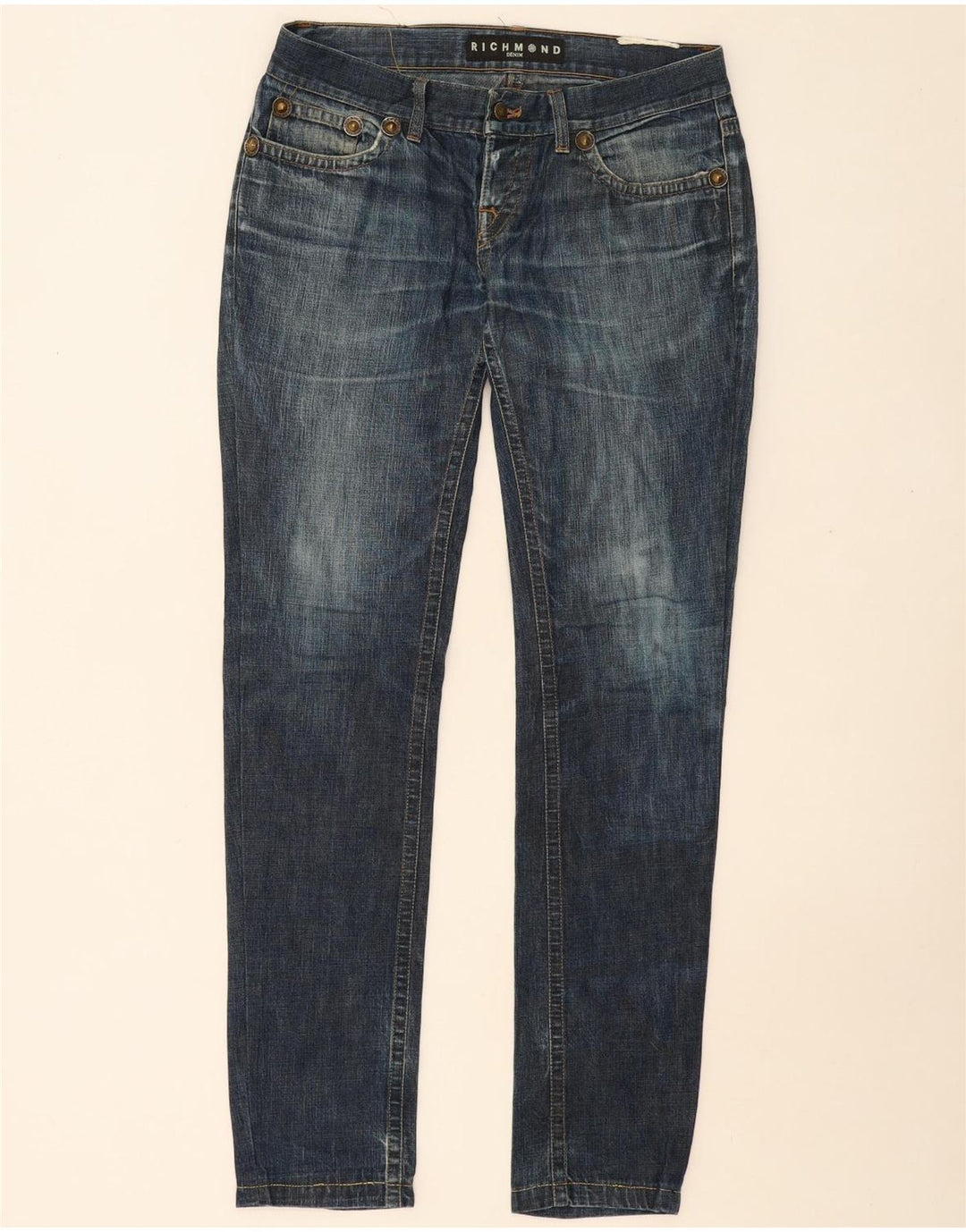 RICHMOND Damen Skinny Jeans W34 L33 Blau