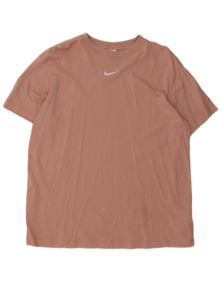 Nike Herren-T-Shirt mit lockerer Passform, mittelrosa, Baumwolle