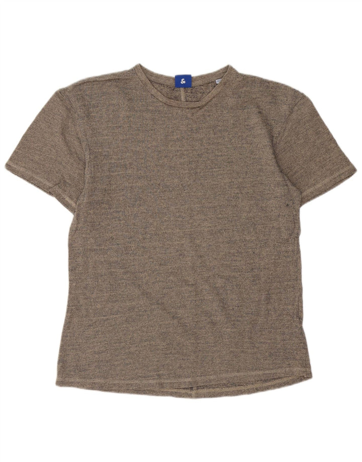Jack & Jones Herren T-Shirt Top Small Grau meliert