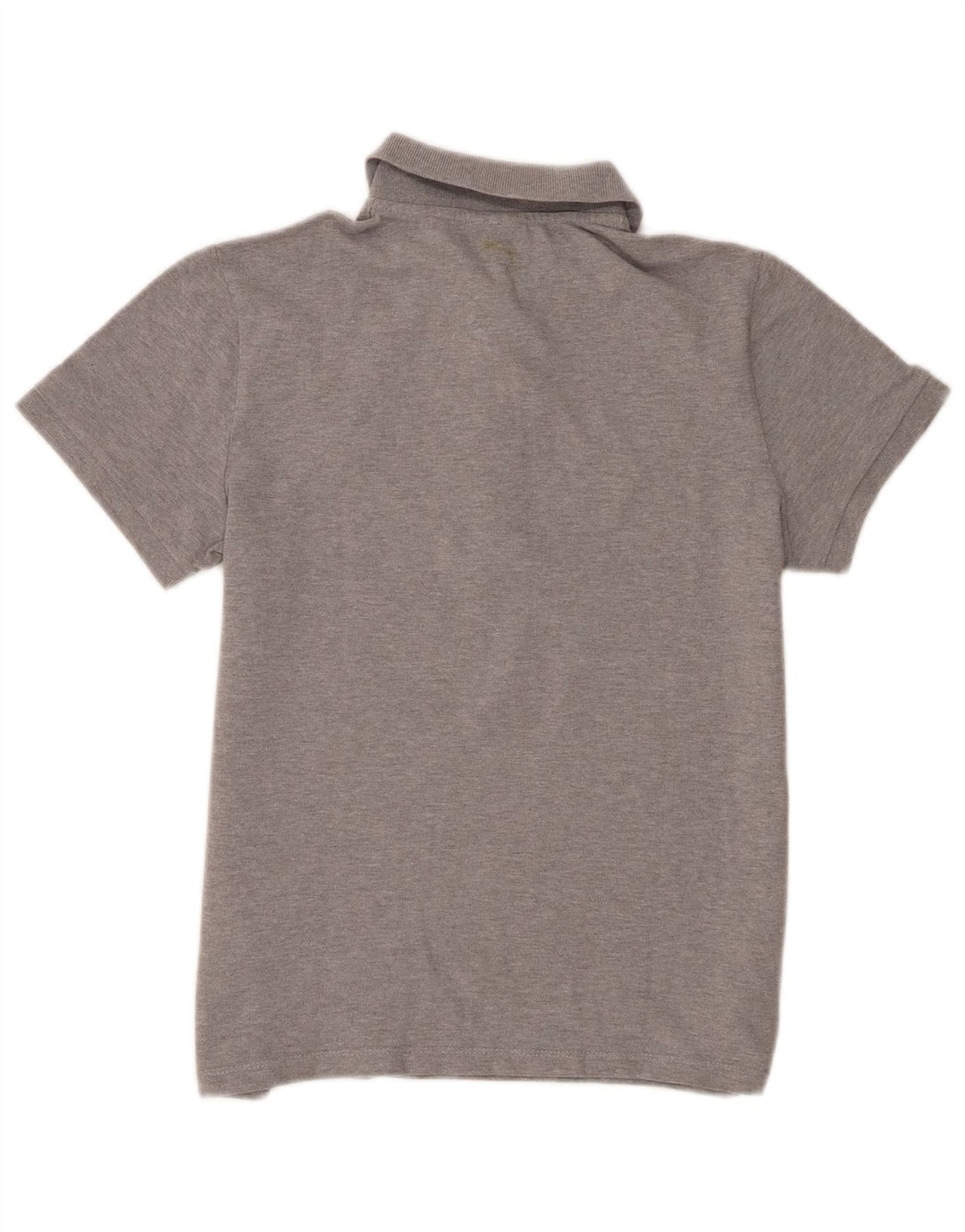 Puma Damen Poloshirt UK 14 Mittelgraue Baumwolle