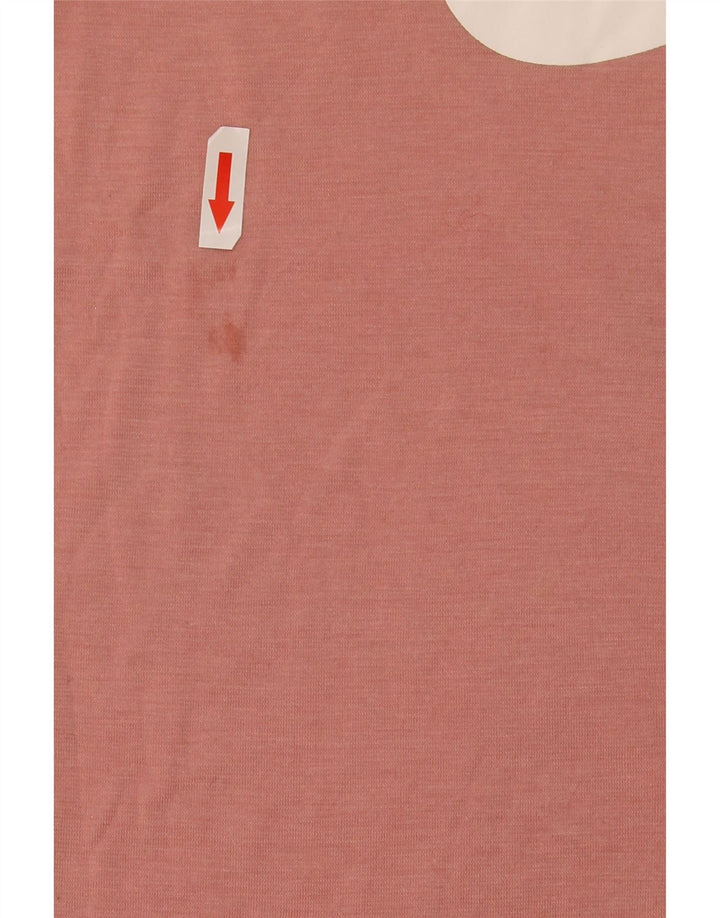 Nike Damen Graphic T-Shirt Top UK 14 Mittelrosa