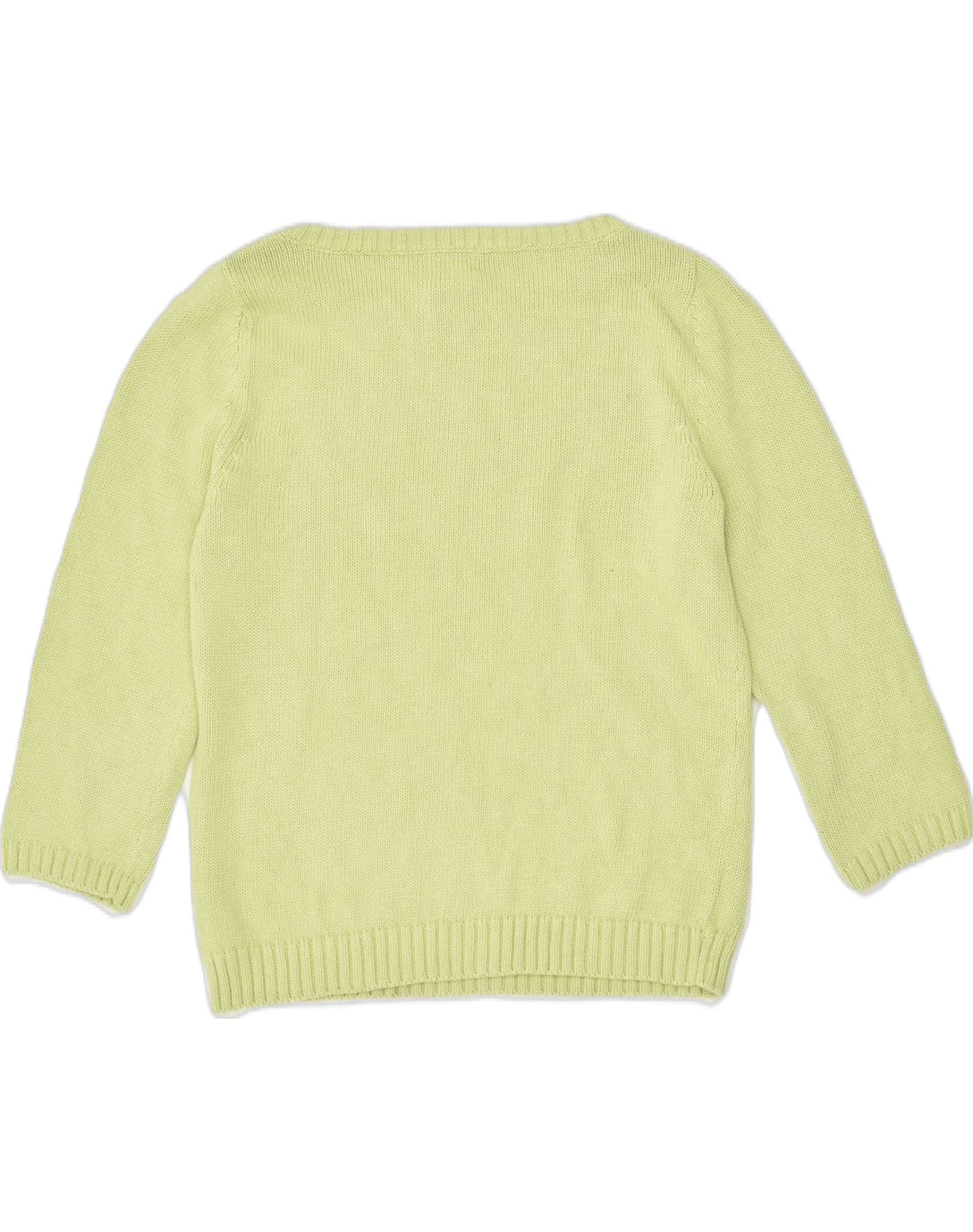 L.L.BEAN Womens Boat Neck Jumper Sweater UK 6 XS Green Cotton | Vintage L.L.Bean | Thrift | Second-Hand L.L.Bean | Used Clothing | Messina Hembry 