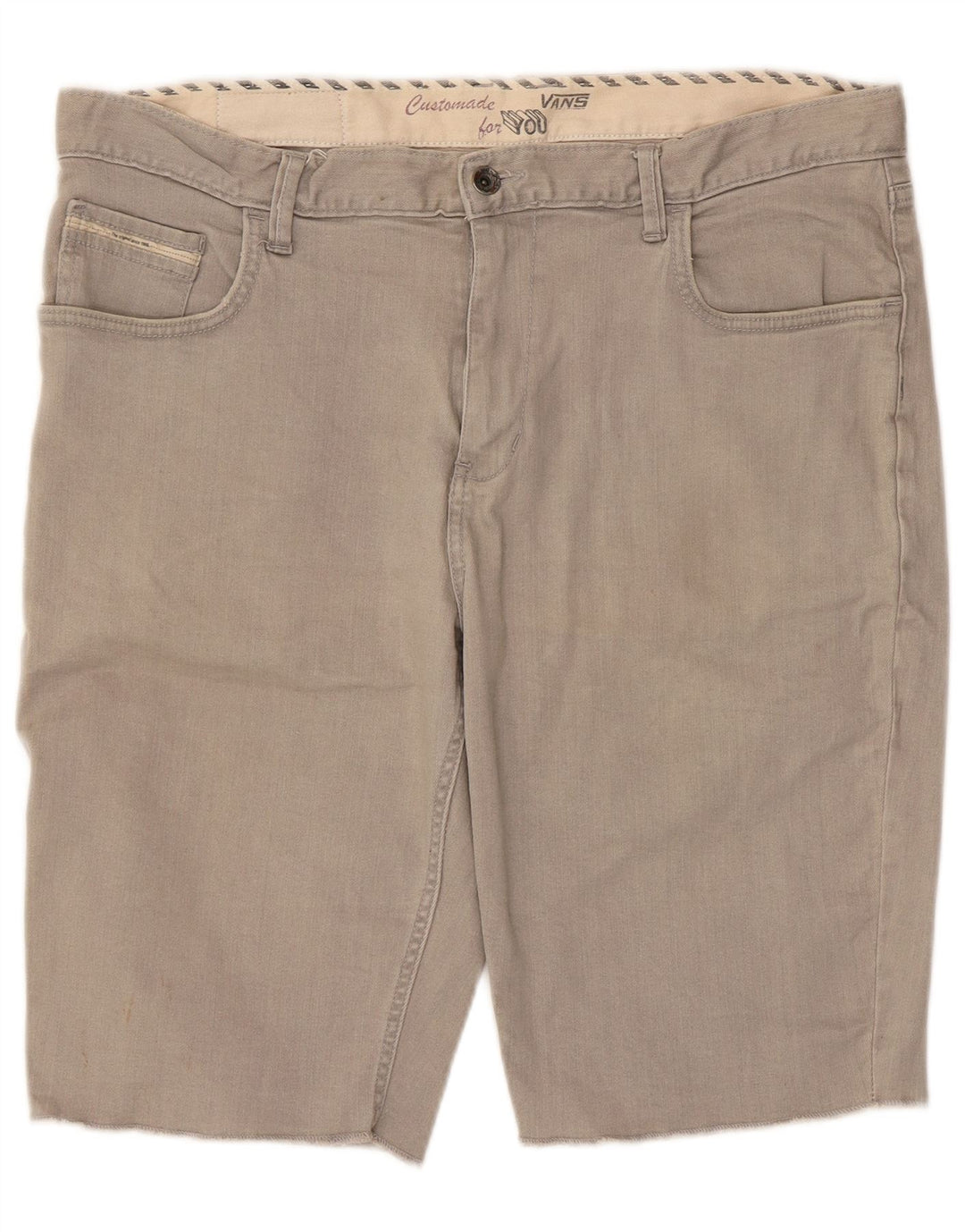 Vans Herren Freizeitshorts W36 Große graue Baumwolle