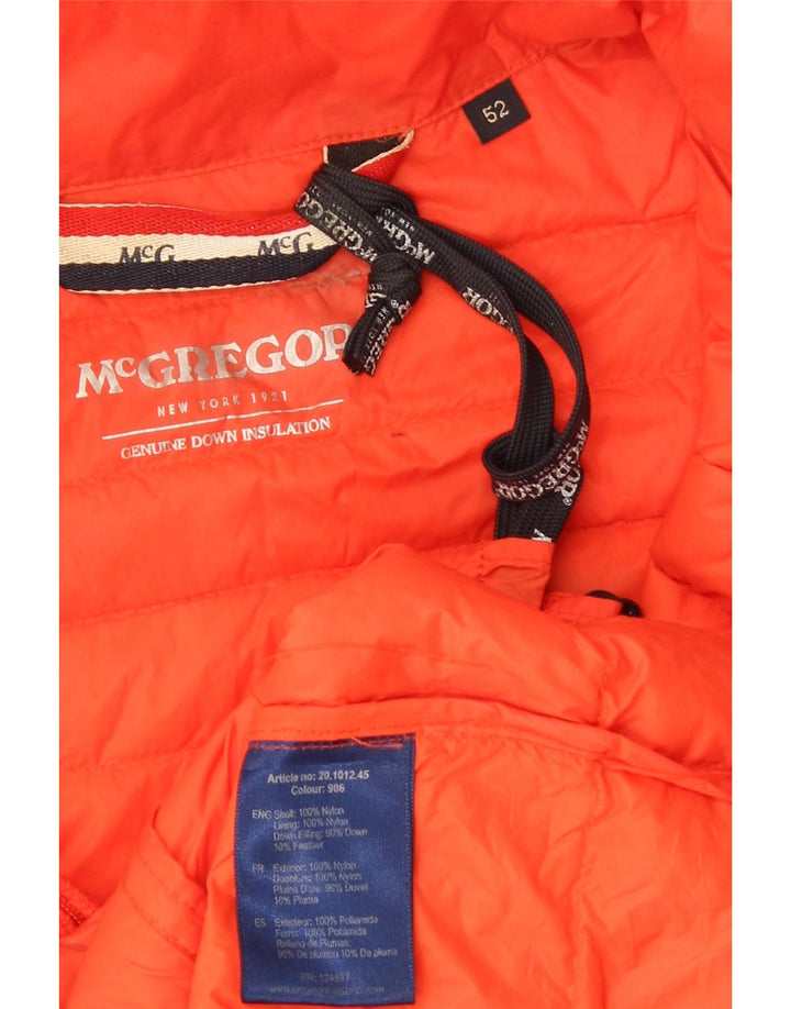 McGregor Herren Wattierte Jacke IT 52 XL Orange Nylon