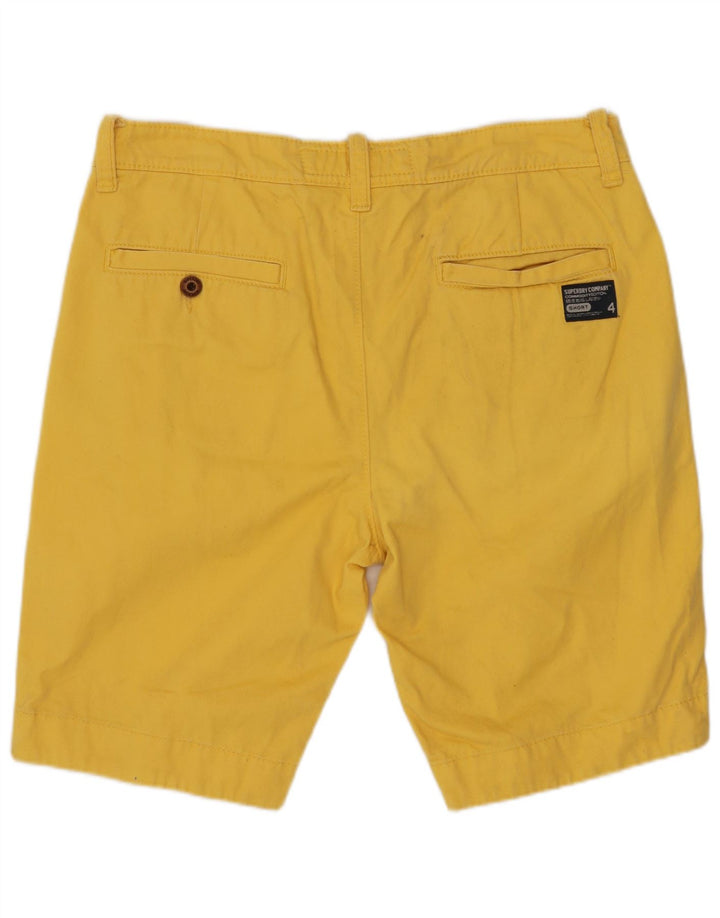 SUPERDRY Herren-Chinoshorts, Größe M, W32, Gelb, Baumwolle