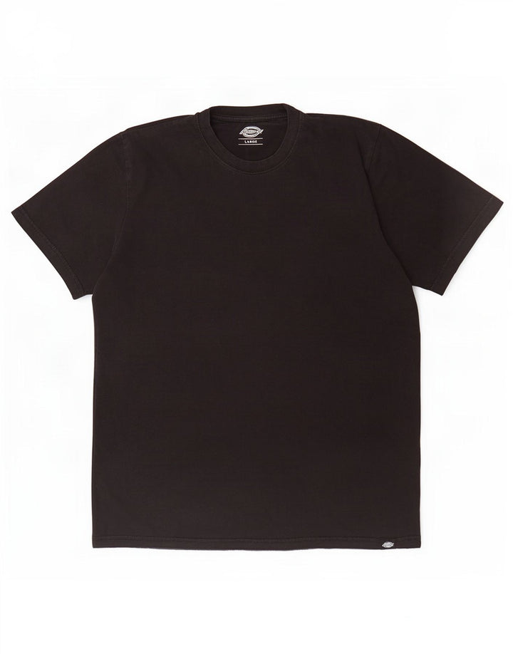 Dickies Herren T-Shirt Top Large Schwarz Baumwolle