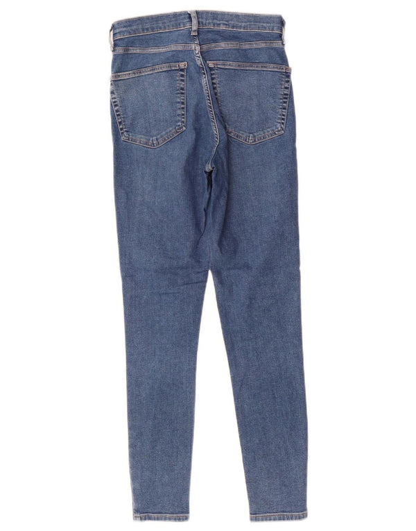 Topshop Damen Jamie Skinny Jeans W28 L29 Blaue Baumwolle