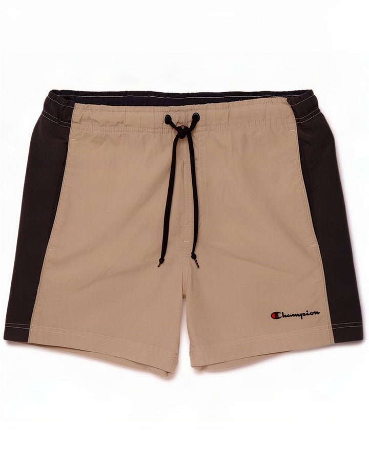 Champion Herren Badeshorts Medium Beige Colourblock Polyamid