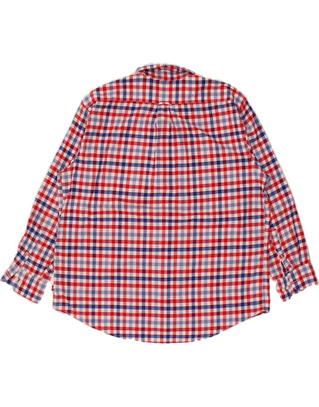 IZOD Mens Shirt 2XL Red Check Cotton Vintage Izod and Second-Hand Izod from Messina Hembry 