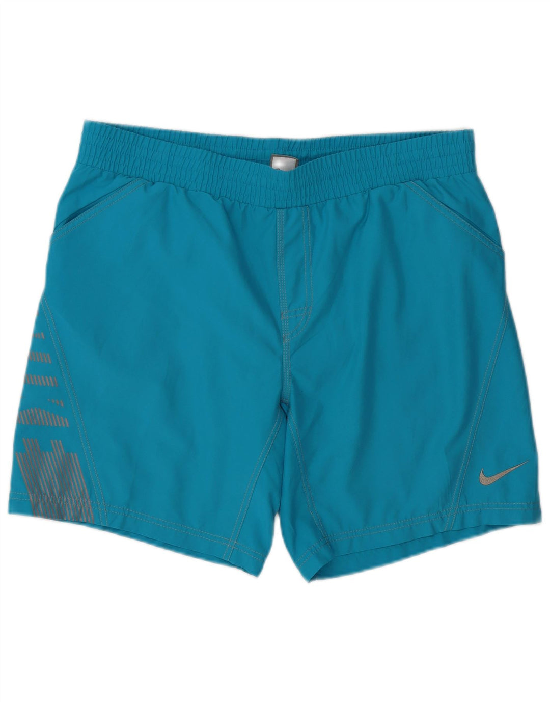 Nike Herren-Sportshorts mit Grafik, groß, aus blauem Polyester