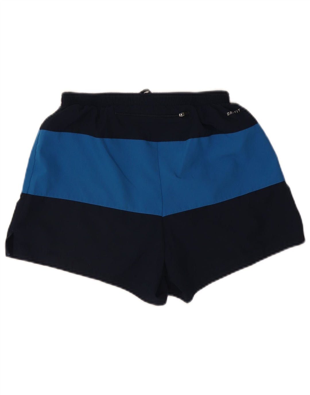 Nike Herren-Dri-Fit-Sportshorts, Mittelgroßes Marineblau-Farbblock-Polyester