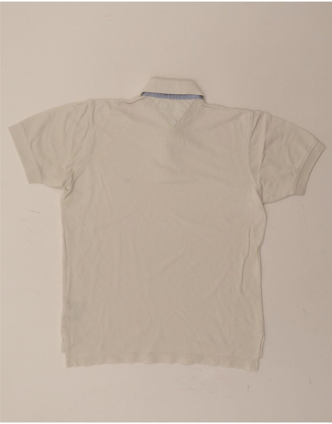 TOMMY HILFIGER Mens Polo Shirt Small Grey Cotton Vintage Tommy Hilfiger and Second-Hand Tommy Hilfiger from Messina Hembry 